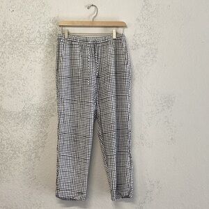 Eileen Fisher Women’s Black and White Drawstring Pants size XS